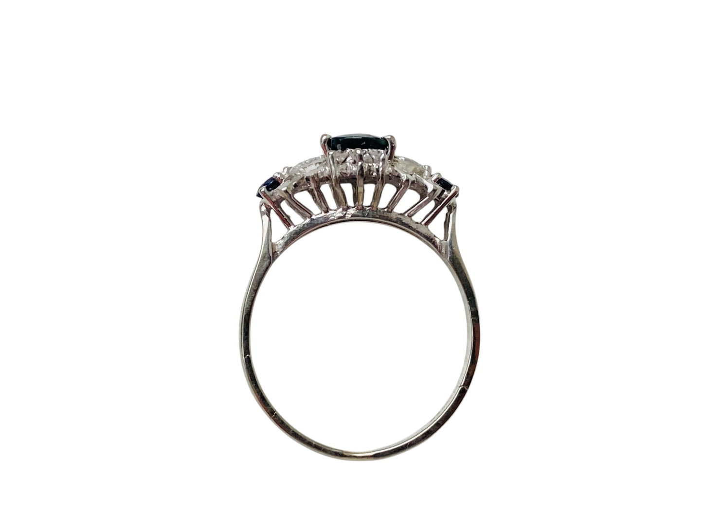 Vintage 18ct Gold Sapphire & Diamond Ring