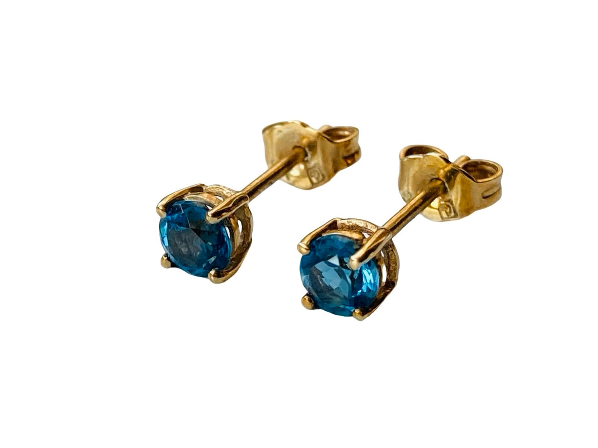 9ct Gold Topaz Earrings