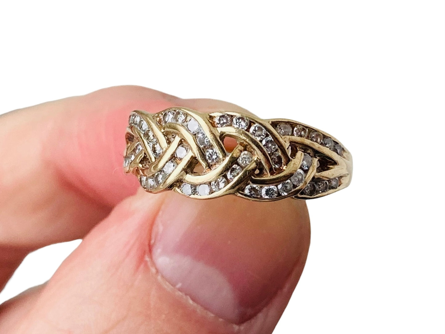 9ct Gold Diamond Ring