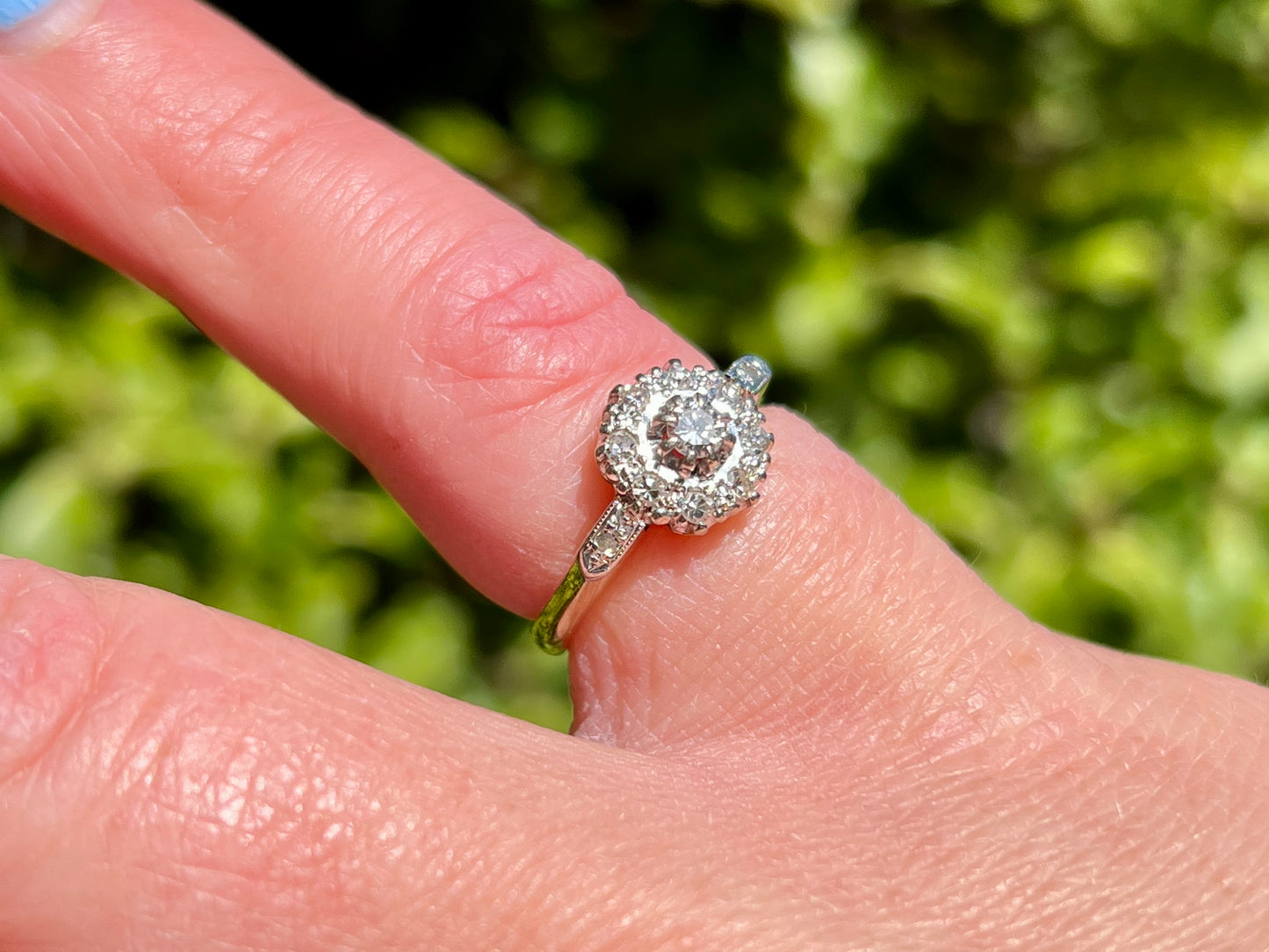 Vintage 18ct Gold Diamond Ring