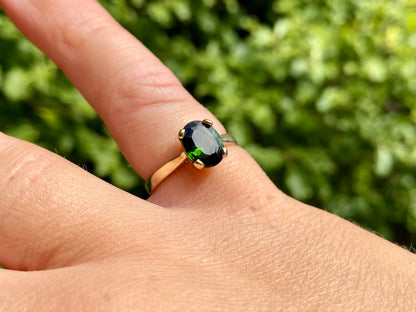 9ct Gold Diopside Ring