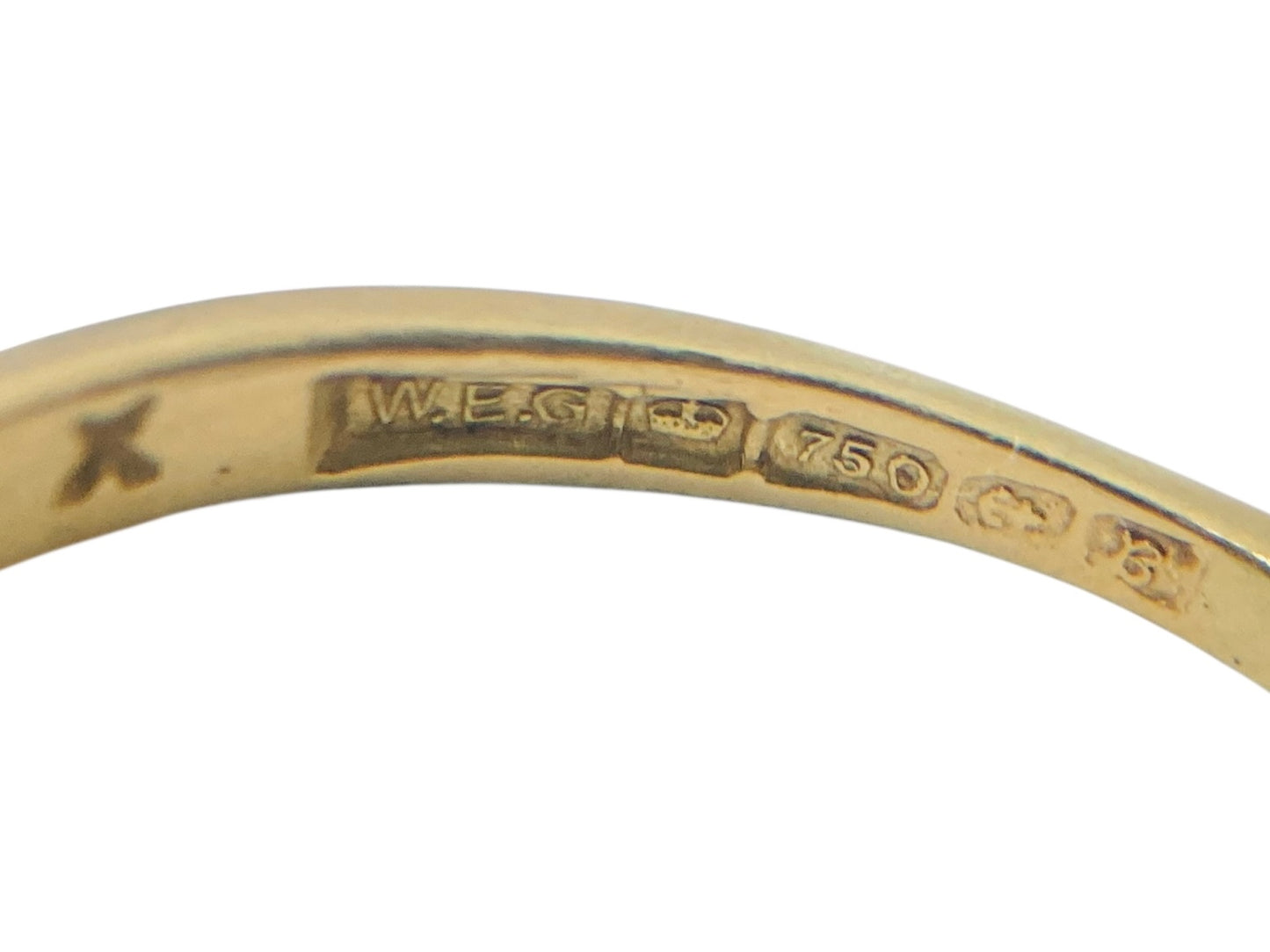 Vintage 18ct Gold Five-Stone Diamond Ring