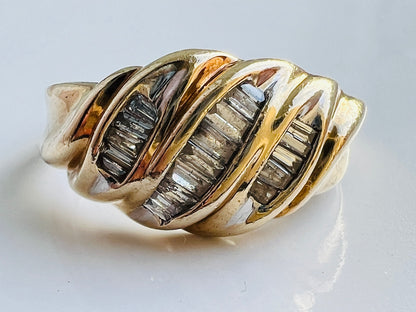 9ct Gold Diamond Ring
