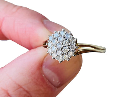 9ct Gold Diamond Ring