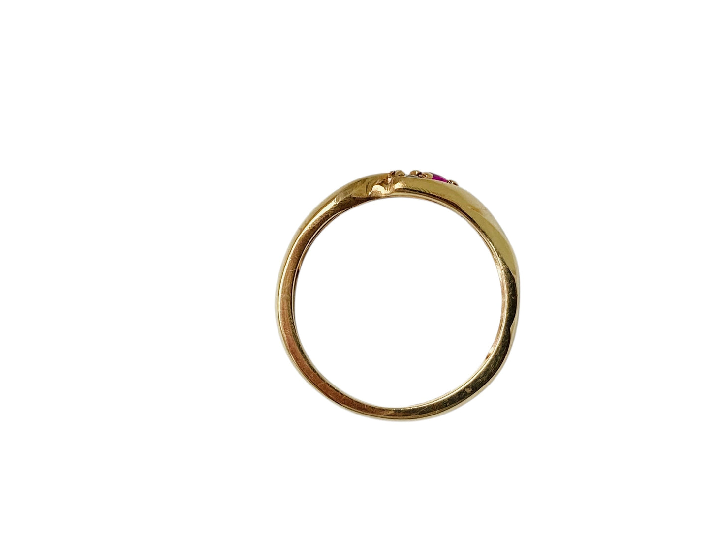 9ct Gold Ruby & Diamond Ring
