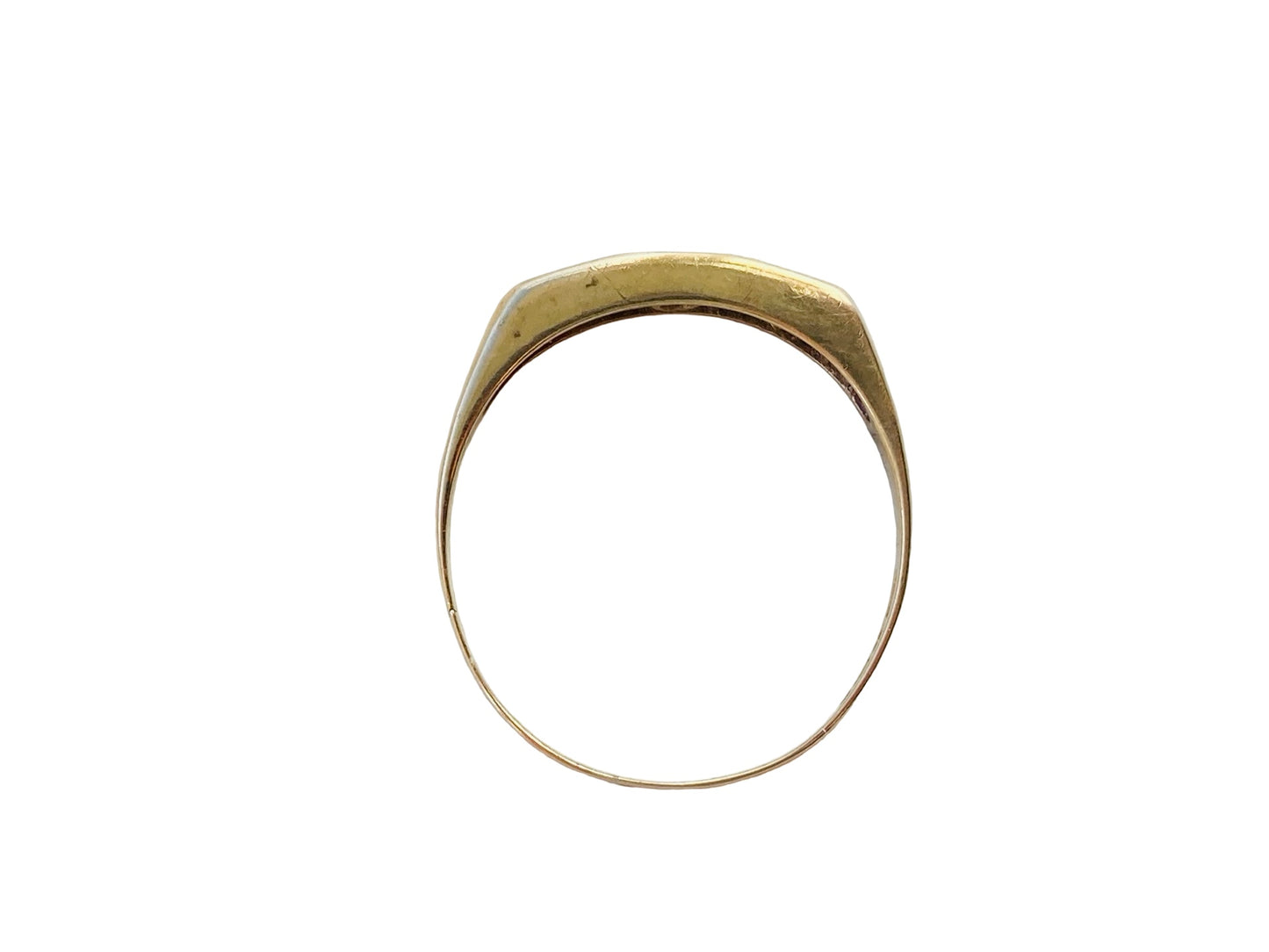 9ct Gold Emerald & Diamond Ring