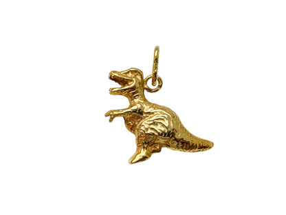 9ct Gold T-Rex Dinosaur Pendant