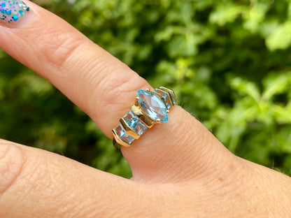 9ct Gold Topaz Ring