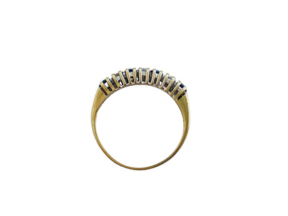Vintage 18ct Gold Sapphire & Diamond Ring
