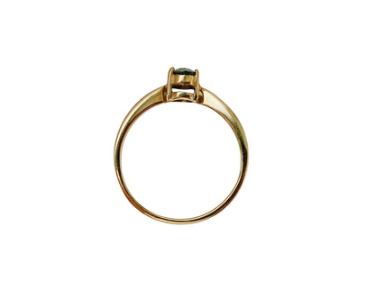 9ct Gold Green Sapphire Ring