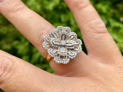 9ct Gold Diamond Ring