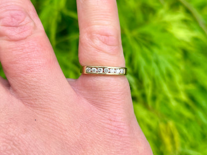 18ct Gold Seven-Stone Diamond Ring