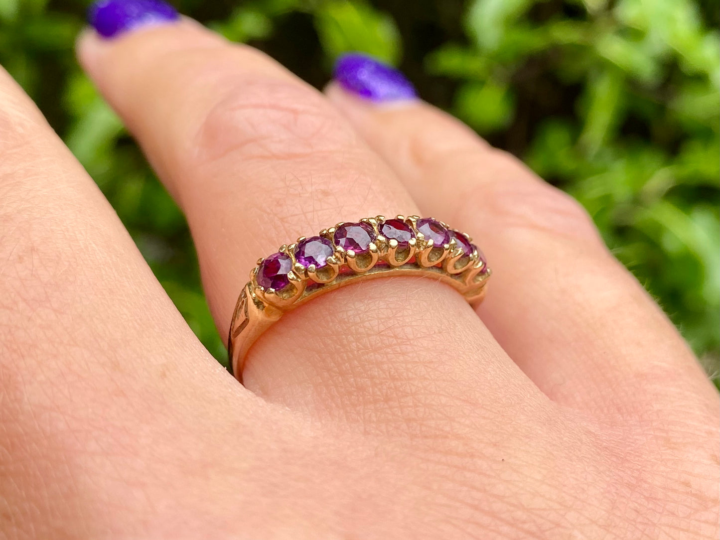 Vintage 9ct Gold Ruby Ring