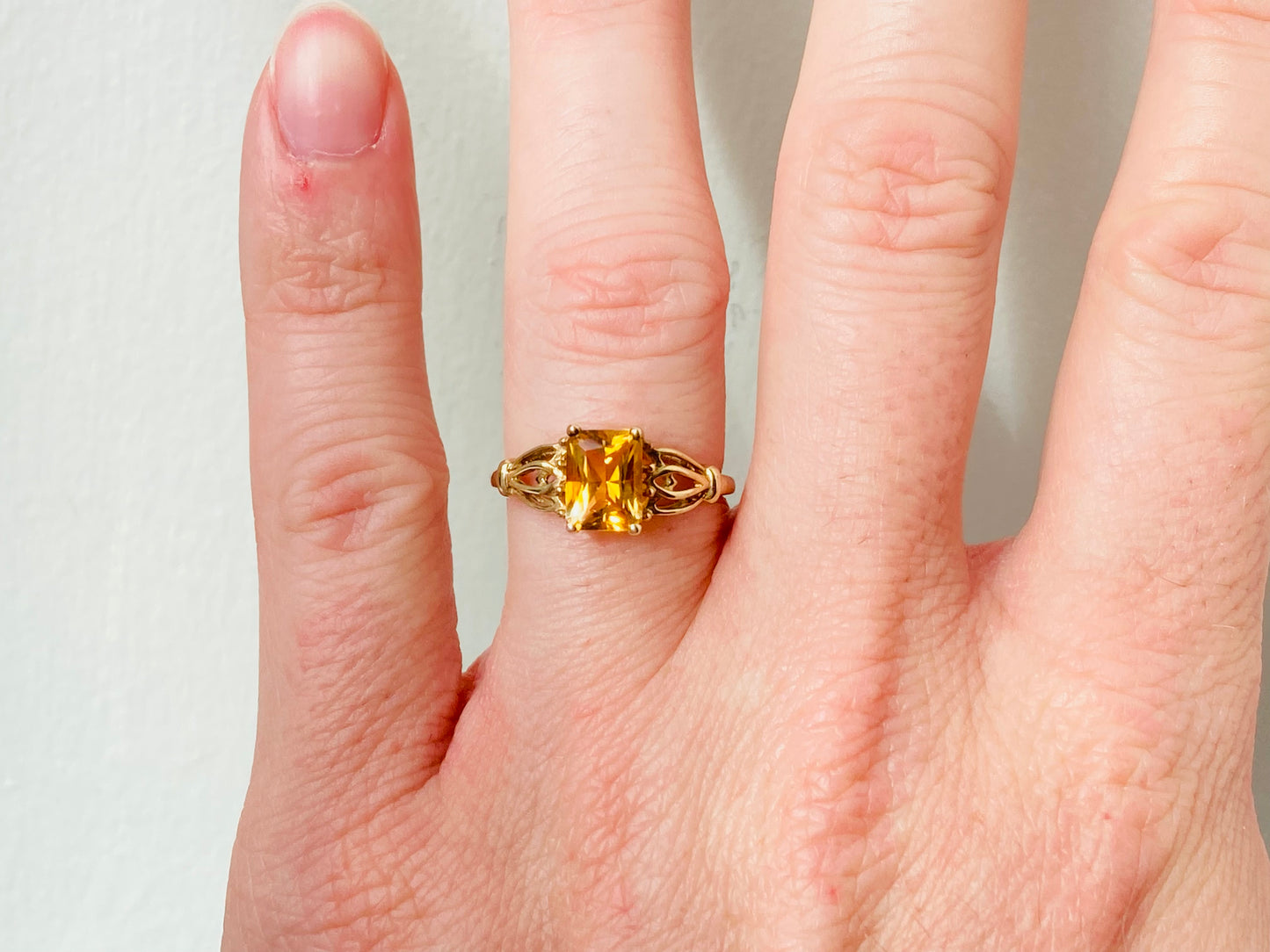 9ct Gold Citrine Ring