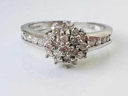 9ct Gold Diamond Ring