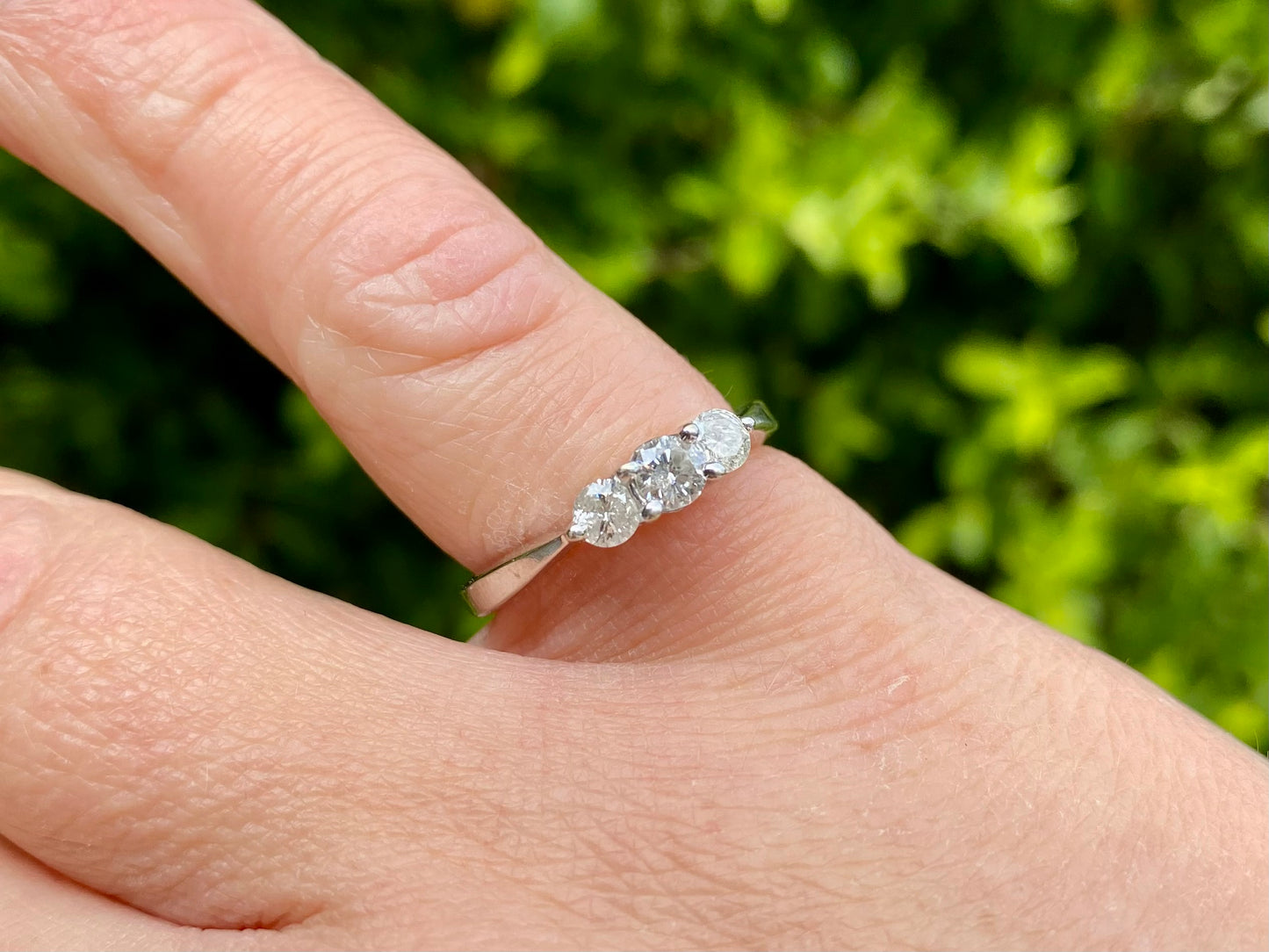 9ct Gold 0.50ct Diamond Trilogy Ring