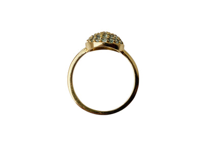 9ct Gold Green Beryl Ring