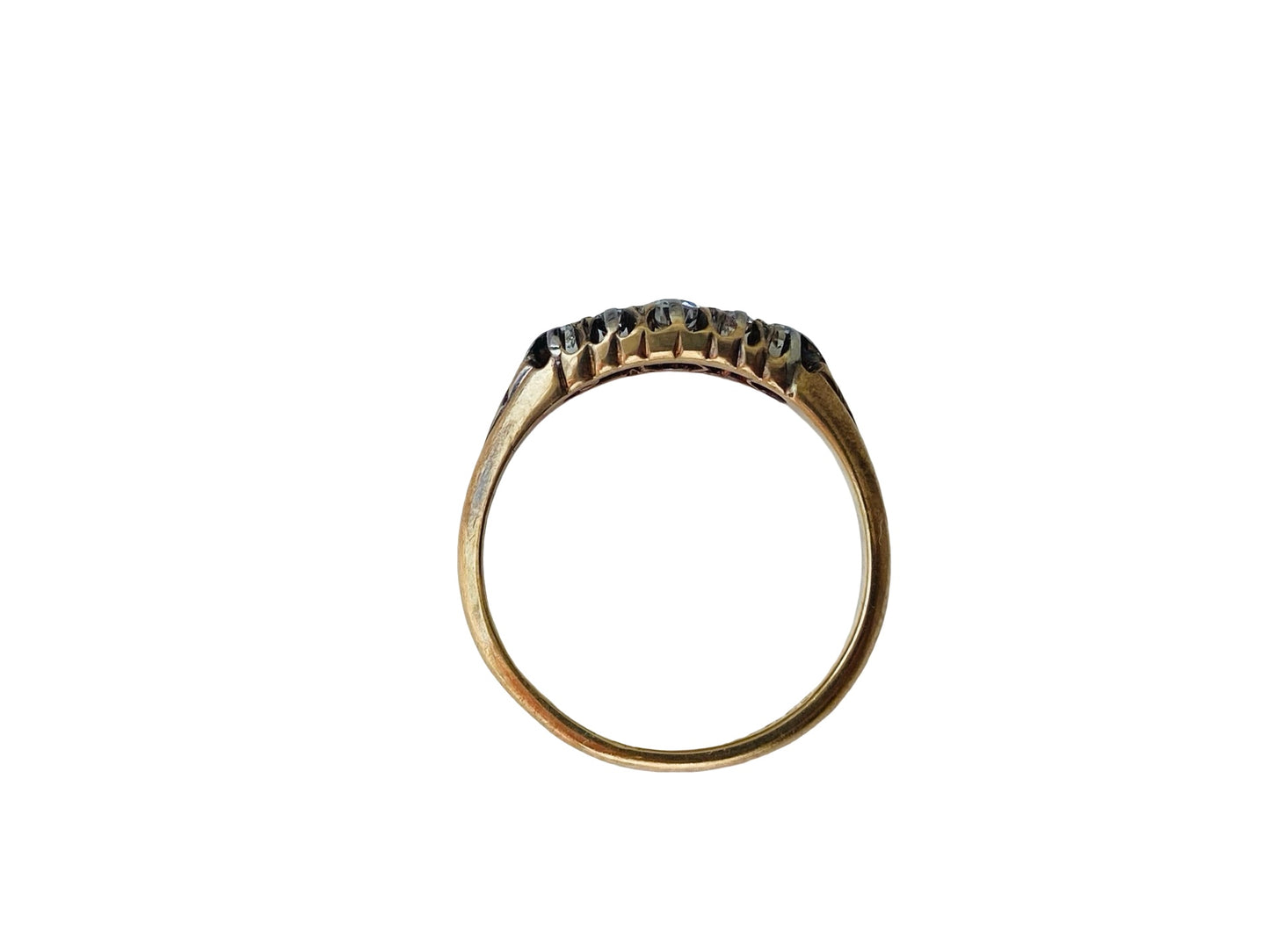 Antique 18ct Gold Five-Stone Diamond Ring