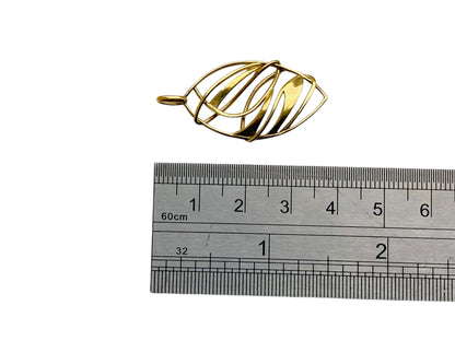 9ct Gold Leaf-Inspired Pendant