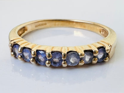 9ct Gold Tanzanite Stacking Ring