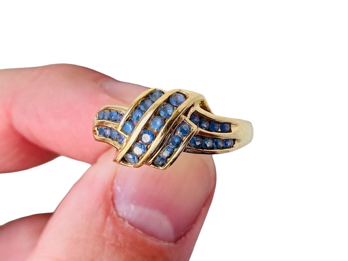 9ct Gold Sapphire Ring