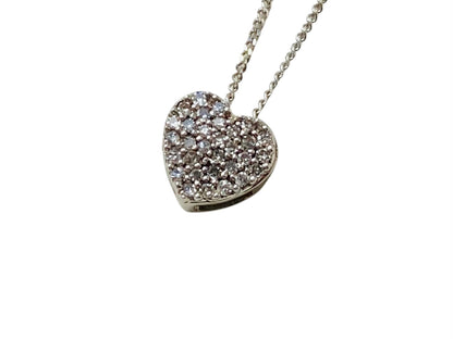 9ct Gold Diamond Pendant With Necklace