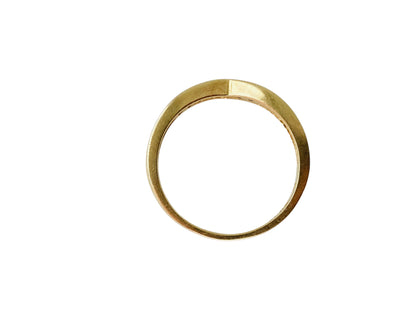 9ct Gold Diamond Wishbone Ring