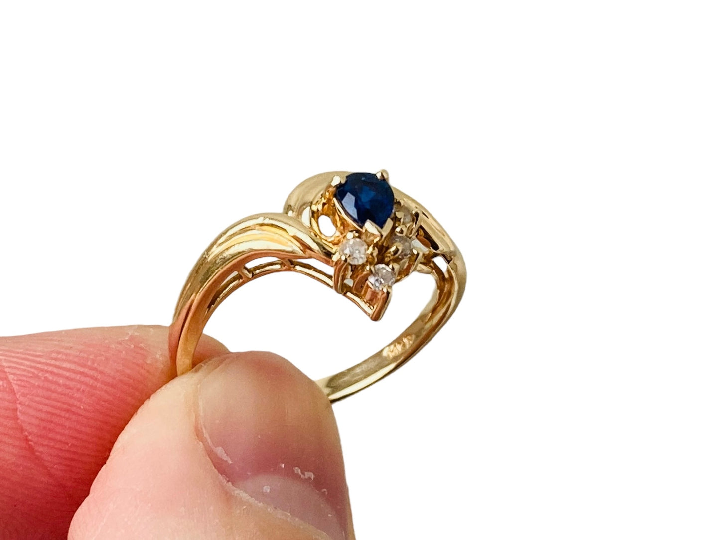 14ct Gold Sapphire Ring