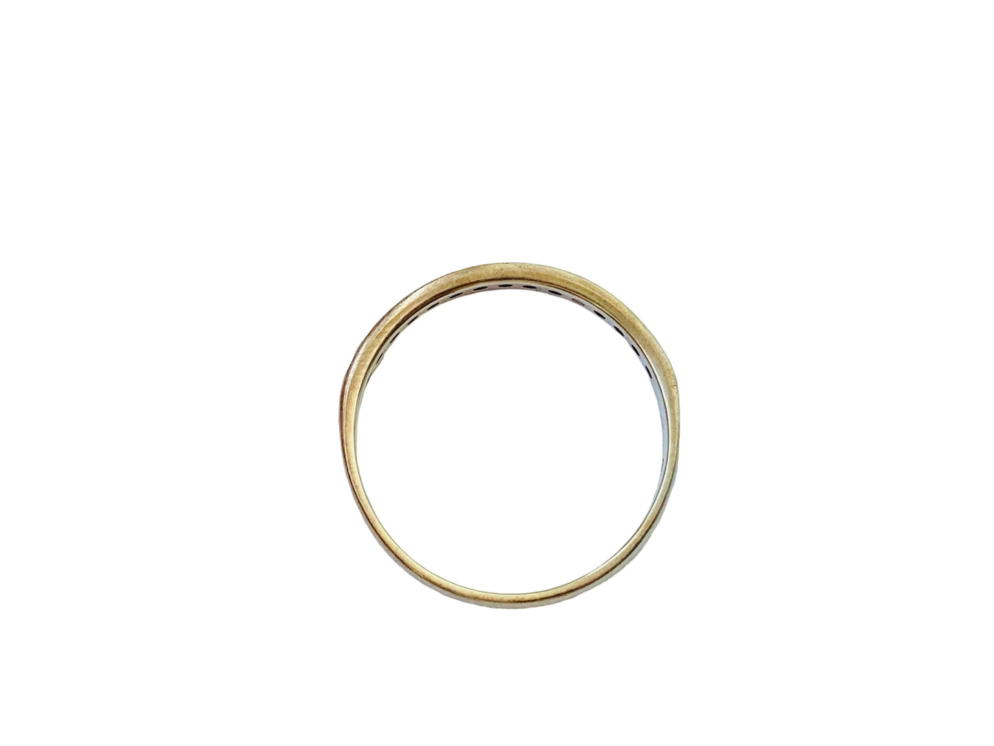 9ct Gold Fifteen-Stone Diamond Stacking Ring