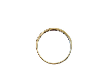 9ct Gold Fifteen-Stone Diamond Stacking Ring