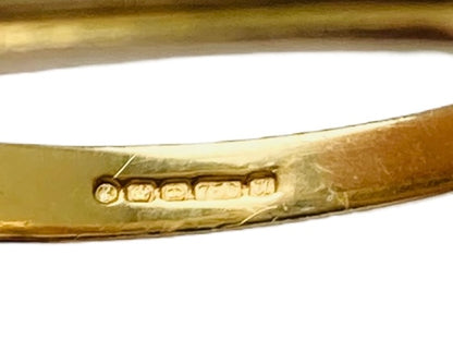 Vintage 18ct Gold Sapphire & Diamond Ring
