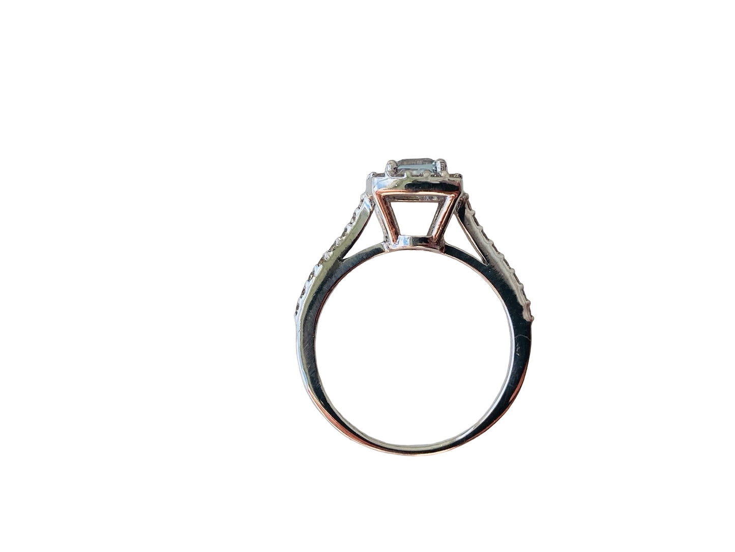 18ct Gold Topaz & Diamond Ring