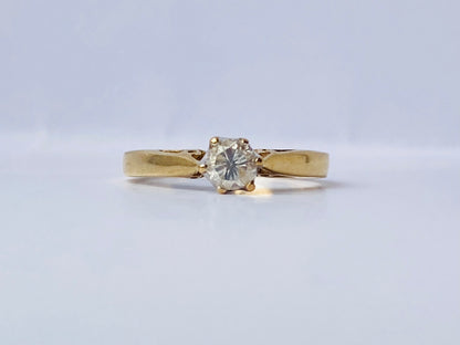 9ct Gold Diamond 0.25ct Solitaire Ring