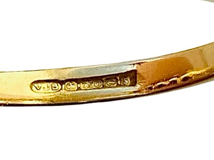 Vintage 18ct Gold Ruby & Diamond Ring