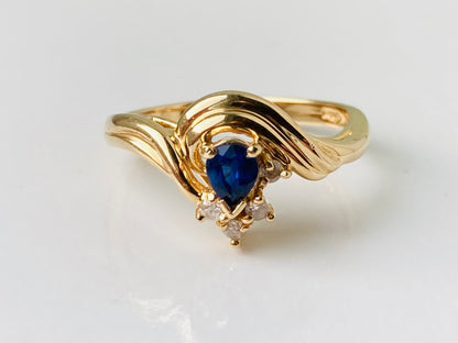 14ct Gold Sapphire Ring