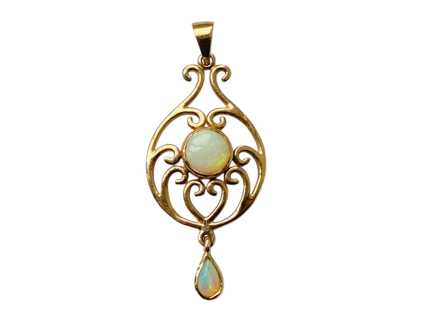 9ct Gold Opal Pendant