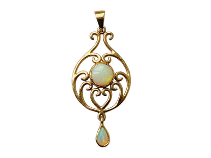 9ct Gold Opal Pendant