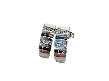 9ct Gold Diamond Earrings