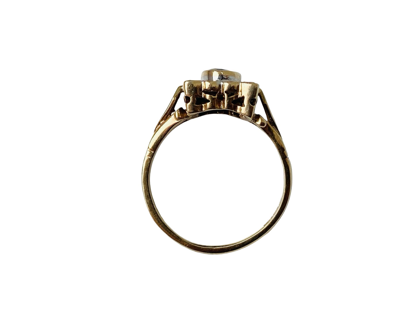 9ct Gold Sapphire & Diamond Ring