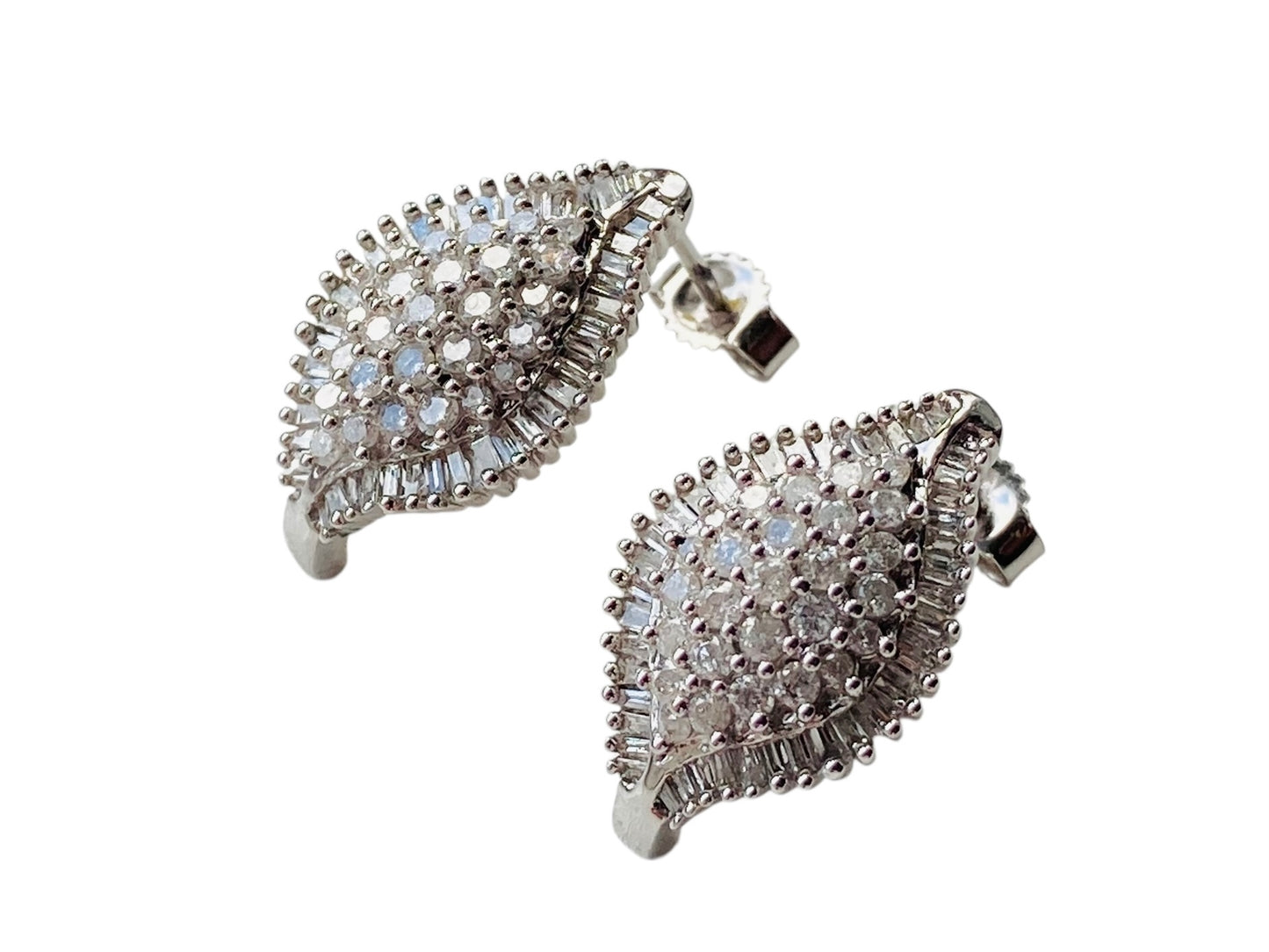 9ct Gold Diamond Earrings