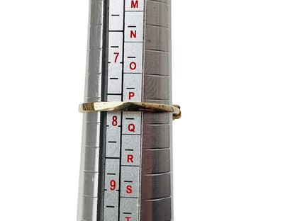 9ct Gold Citrine & Diamond Ring