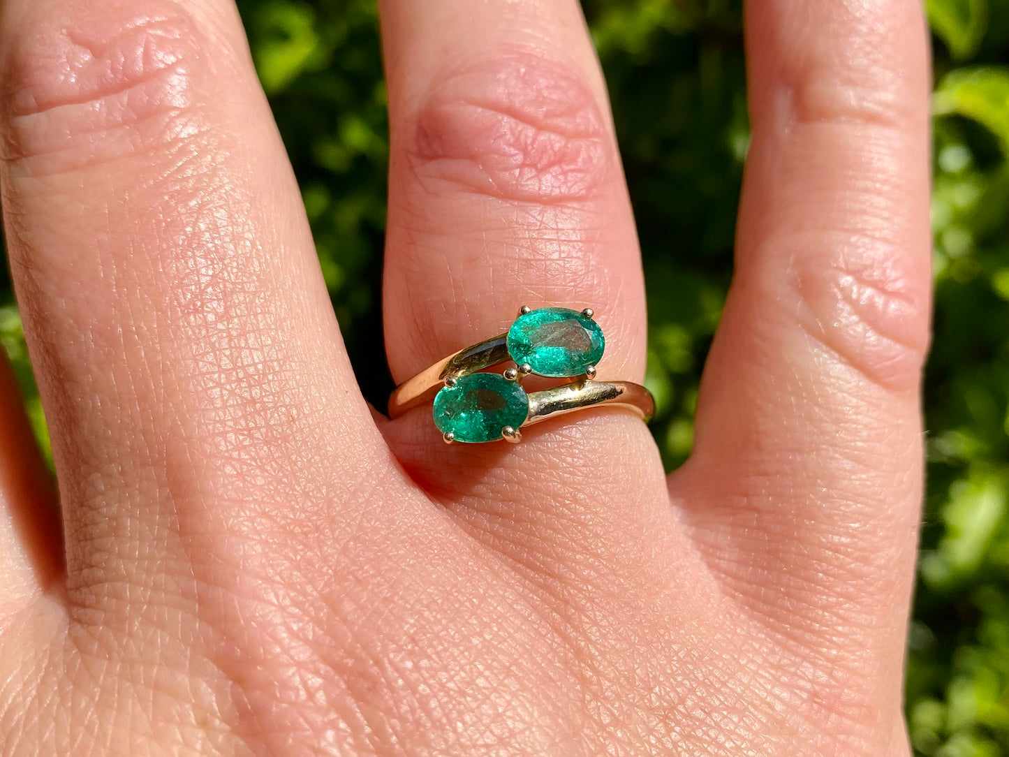 9ct Gold Emerald Ring