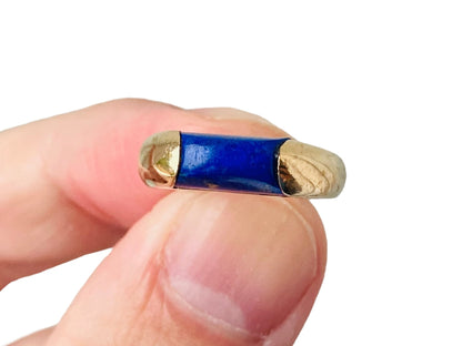 Vintage 9ct Gold Lapis Lazuli Ring