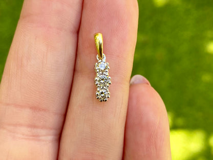 18ct Gold 0.26ct Diamond Pendant