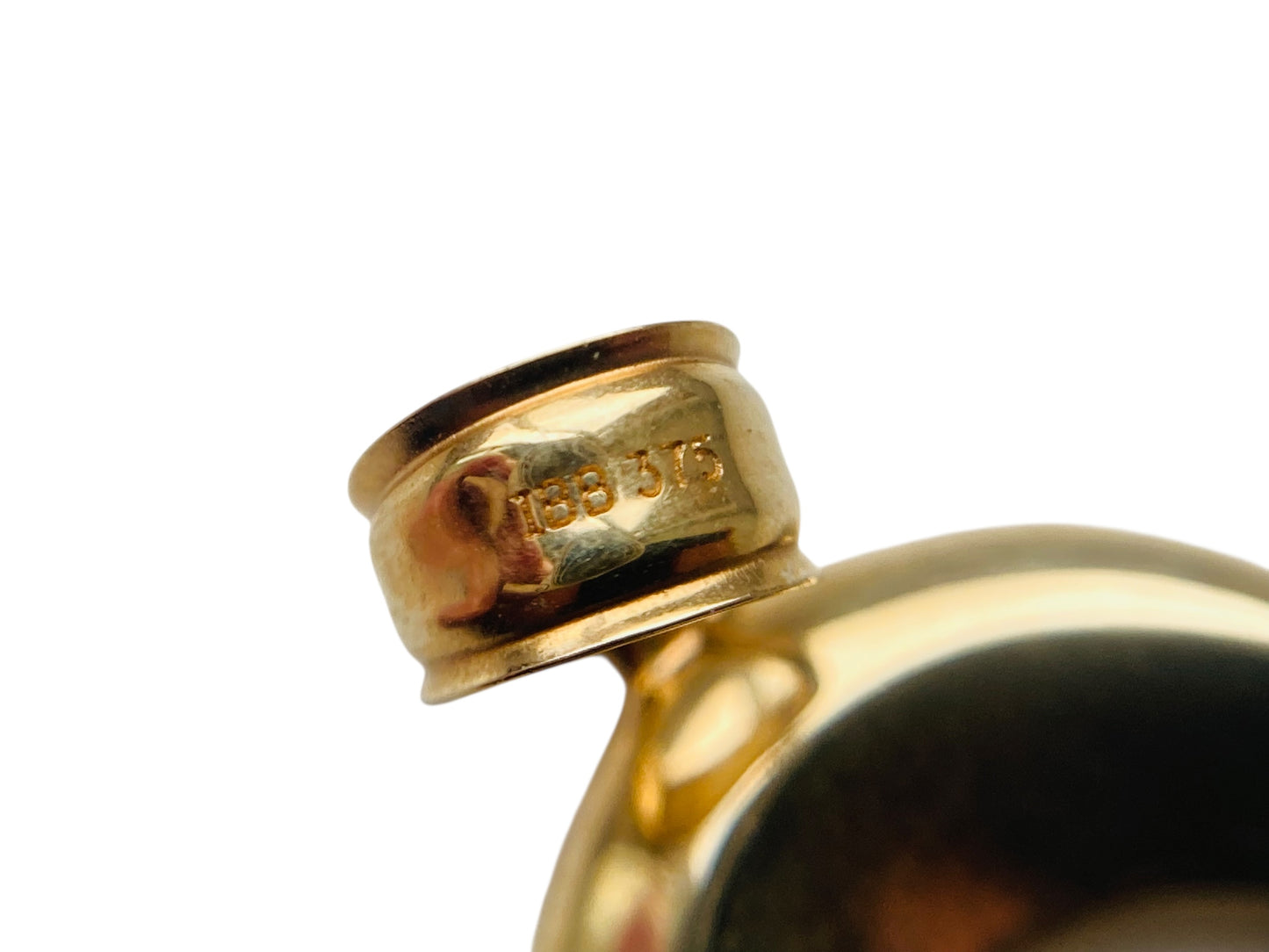 9ct Gold Puffy Heart Pendant