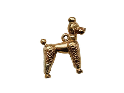 Vintage 9ct Gold Poodle Pendant or Charm
