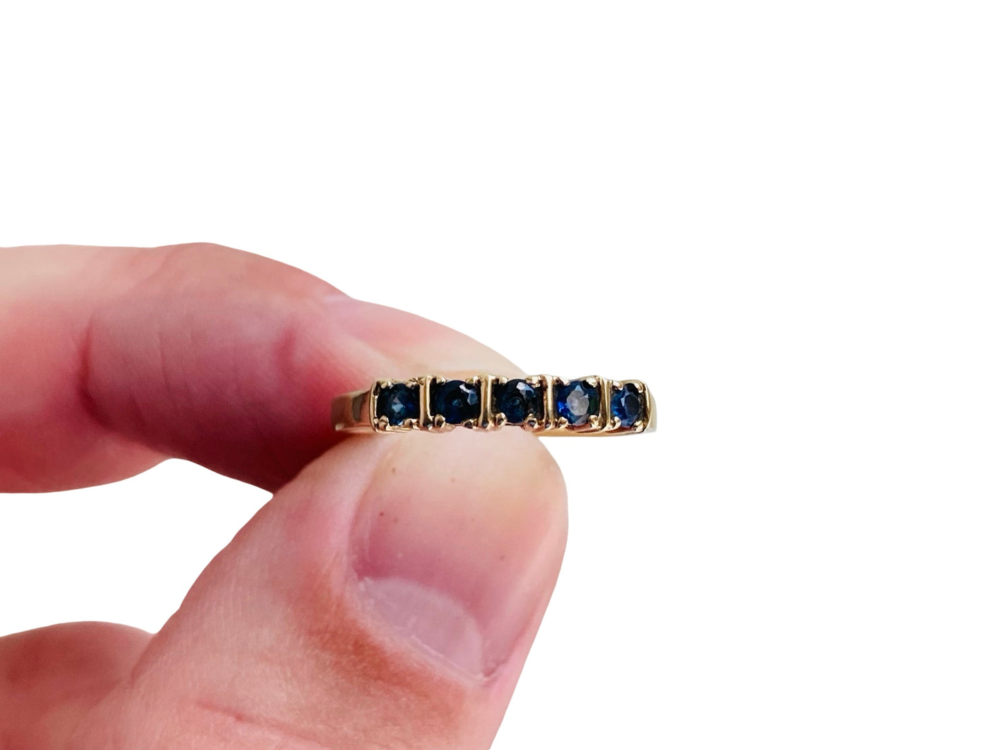 Vintage 9ct Gold Sapphire Ring