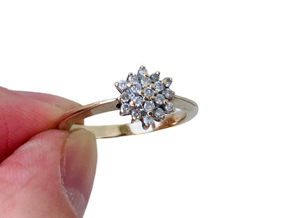 9ct Gold Diamond Ring