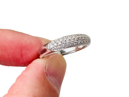 18ct Gold Diamond Pave Ring