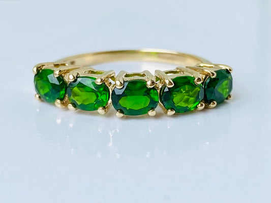 9ct Gold Diopside Ring